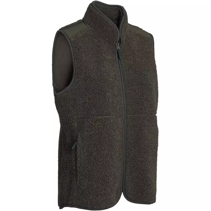 Northern Hunting Gunni fibre pile vest, Dark Green, large image number 0
