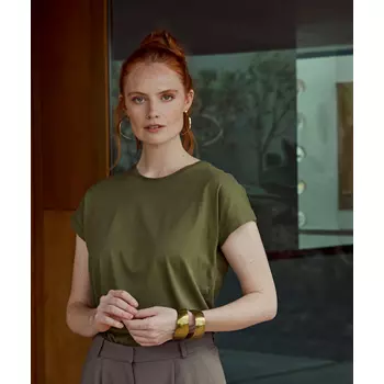 Clique dame Fashion Top, Armygrøn