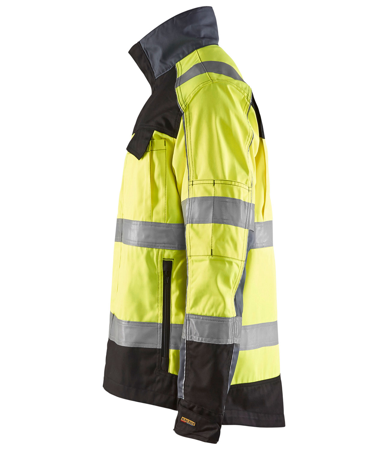 Bl&aring;kl&auml;der arbetsjacka, Gul/Svart, large image number 3