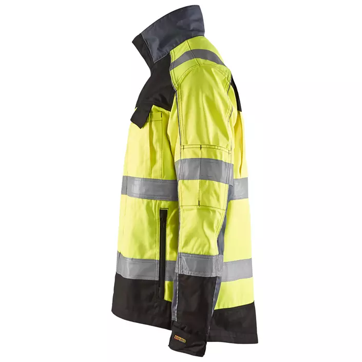 Blåkläder work jacket, Yellow/Black, large image number 3