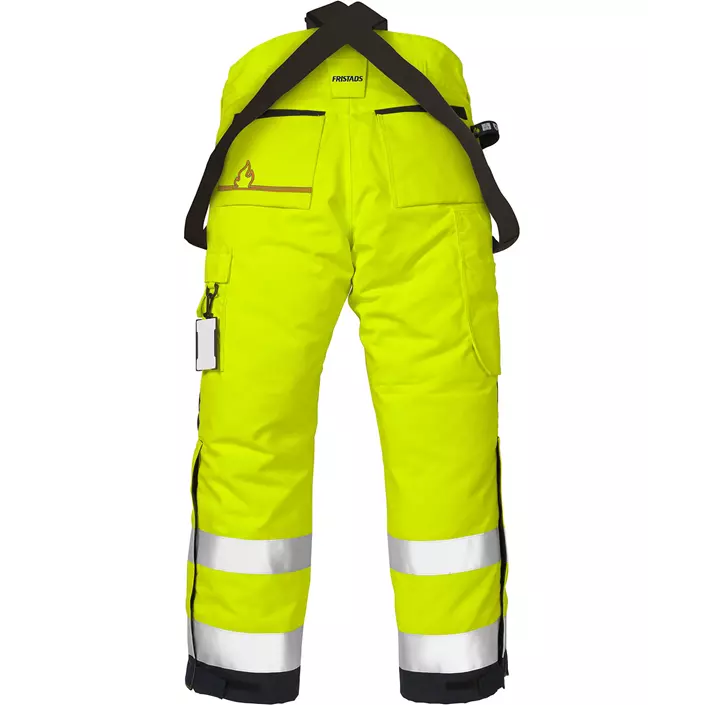 Fristads Flamestat winter trousers 2085, Hi-vis Yellow/Marine, large image number 1