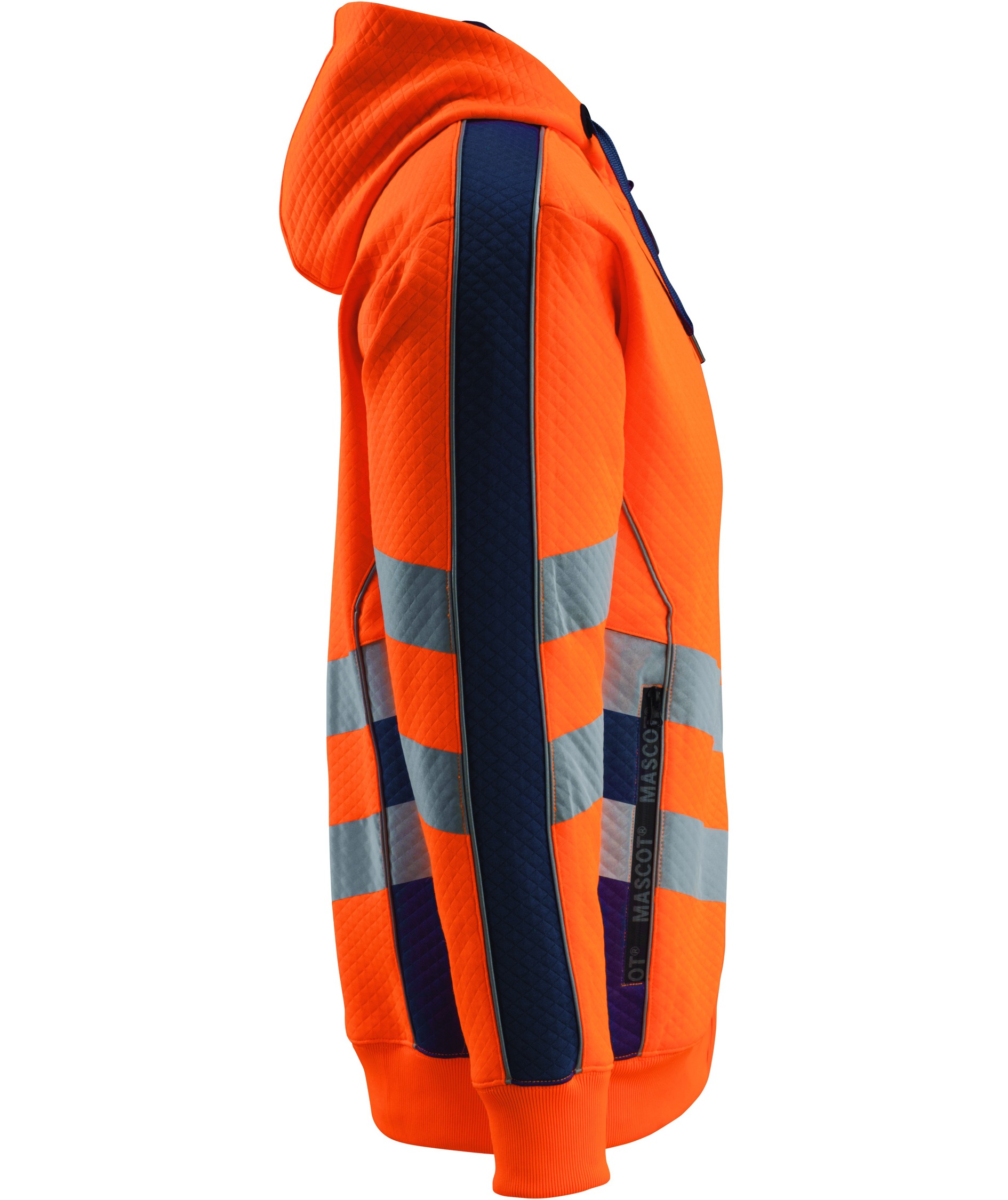 Mascot Safe Supreme Corby hoodie, Hi-Vis Orange/Dark Marine, large image number 2