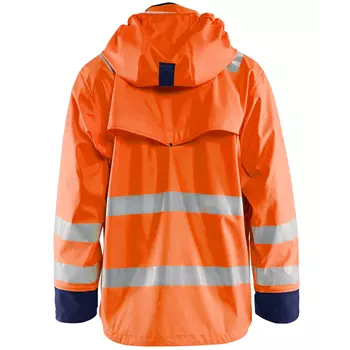 Blåkläder Heavy Weight regnjakke, Oransje/Marine
