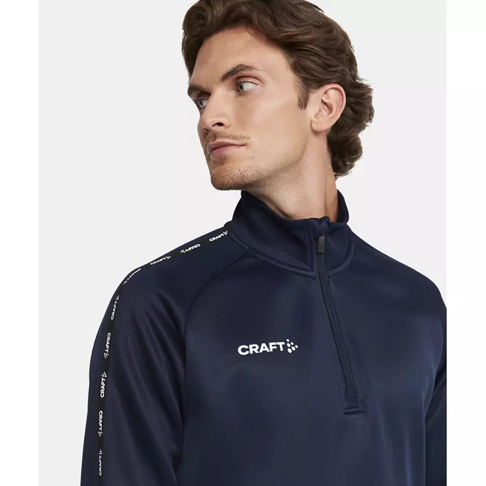 Craft Squad 2.0 halfzip training pullover, Navy, large image number 3