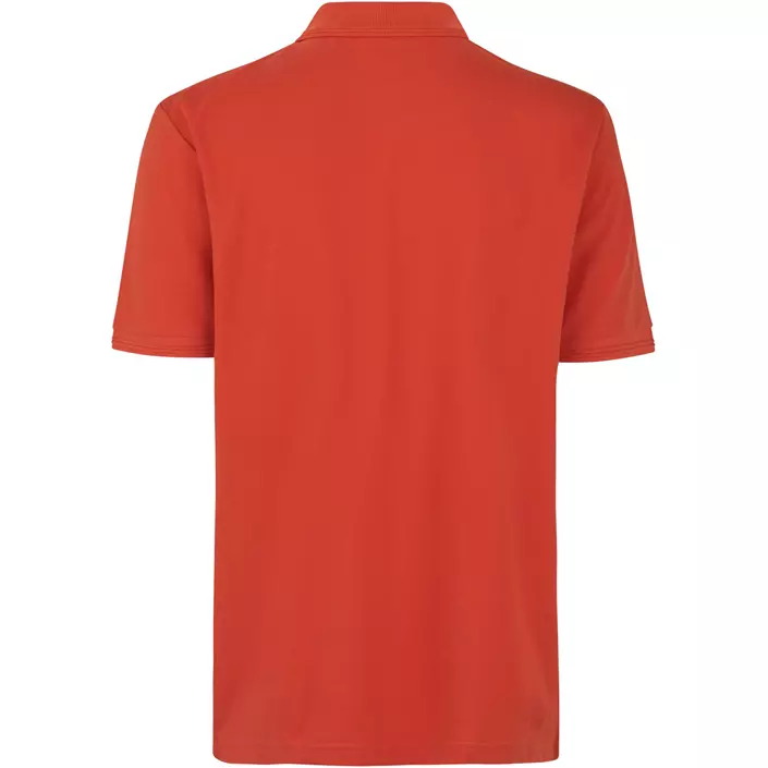 ID PRO Wear Polo T-shirt med brystlomme, Koral, large image number 1