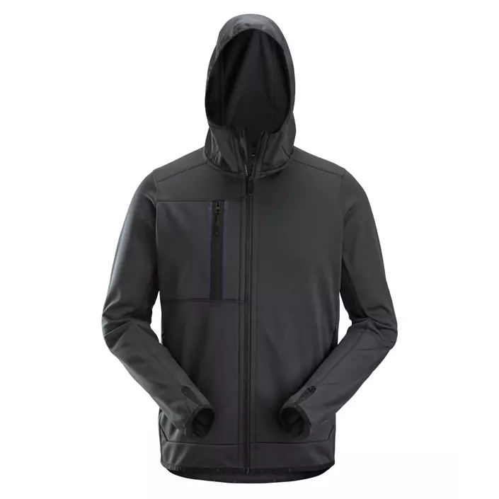 Snickers AllroundWork fleece hoodie 8058, Steel Grey, large image number 0