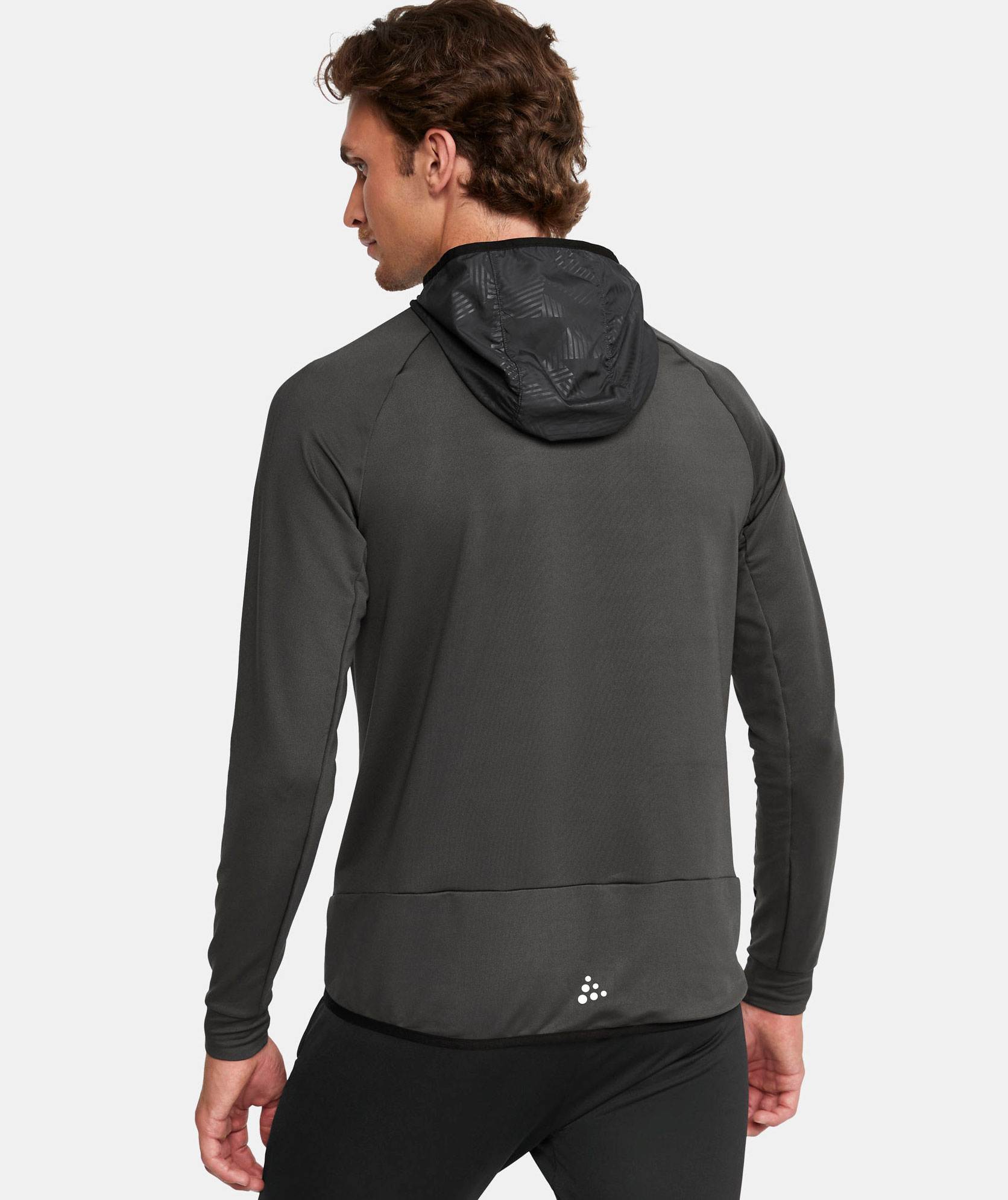 Craft Extend h&aelig;ttetr&oslash;je med lynl&aring;s, Asphalt, large image number 8