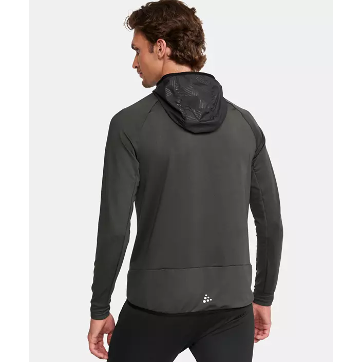 Craft Extend hoodie with zipper, Asphalt, large image number 8