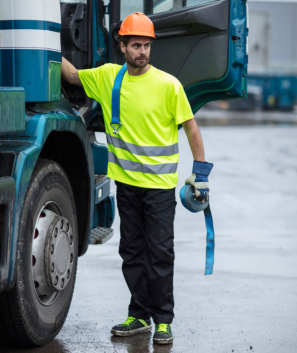 YOU Sm&oslash;gen T-shirt, Hi-Vis Yellow, large image number 3