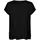 Vero Moda VMAVA PLAIN dame T-shirt, Black, Black, swatch