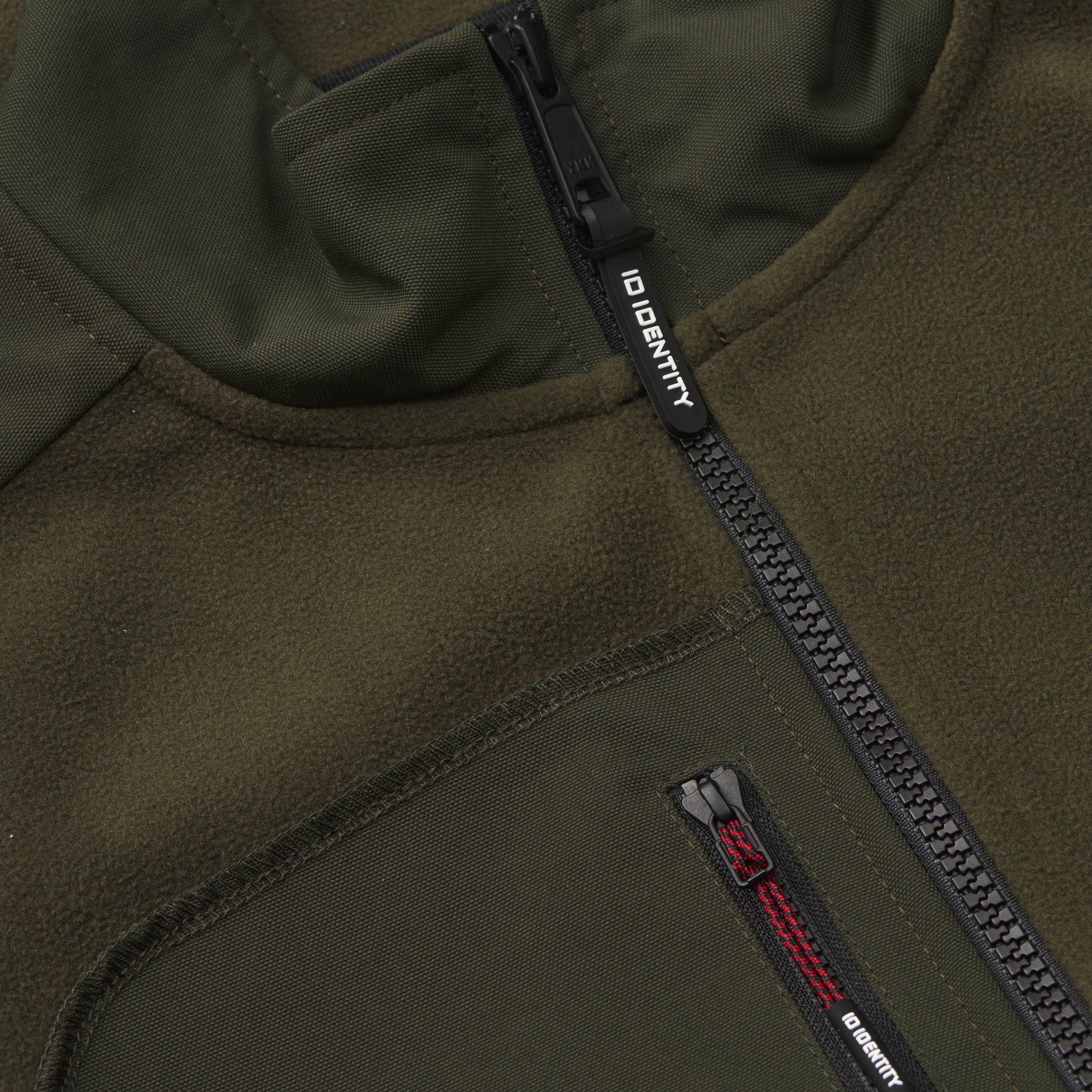 ID Fleecevest, Oliven, large image number 3