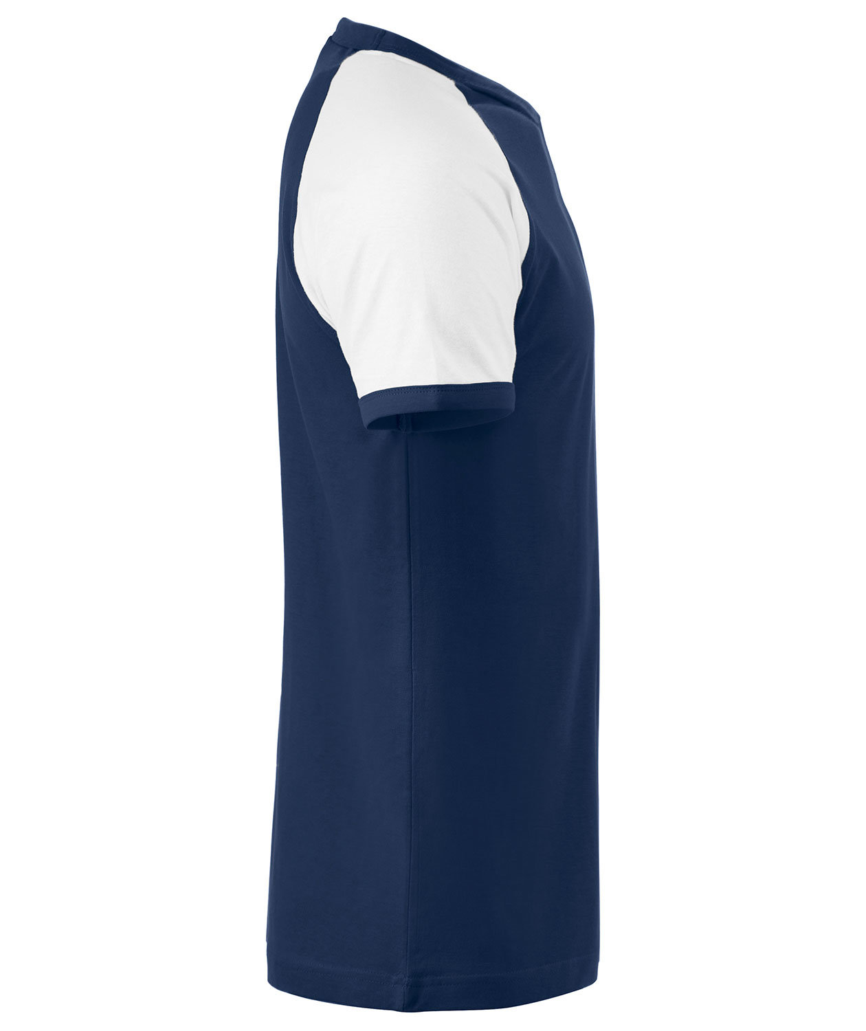 Clique Raglan T-shirt, Marine/White, large image number 3