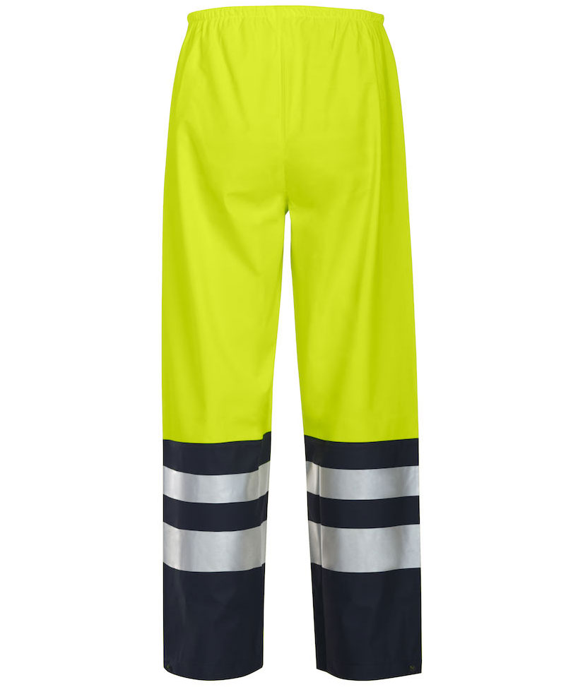 ProJob rain trousers 6504, Hi-vis Yellow/Black, large image number 1