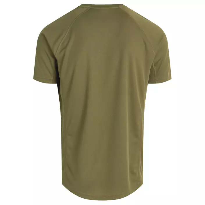 Zebdia sports T-shirt, Militärgrön, large image number 1