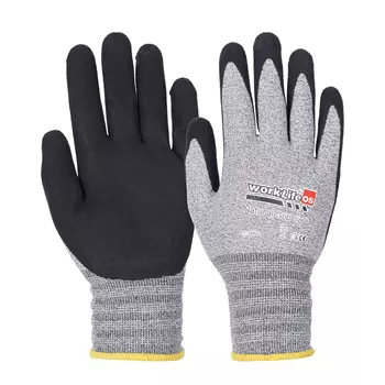 OS Worklife natural grip Handschuhe, Grau/Schwarz