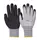 OS Worklife natural grip gloves, Grey/Black, Grey/Black, swatch