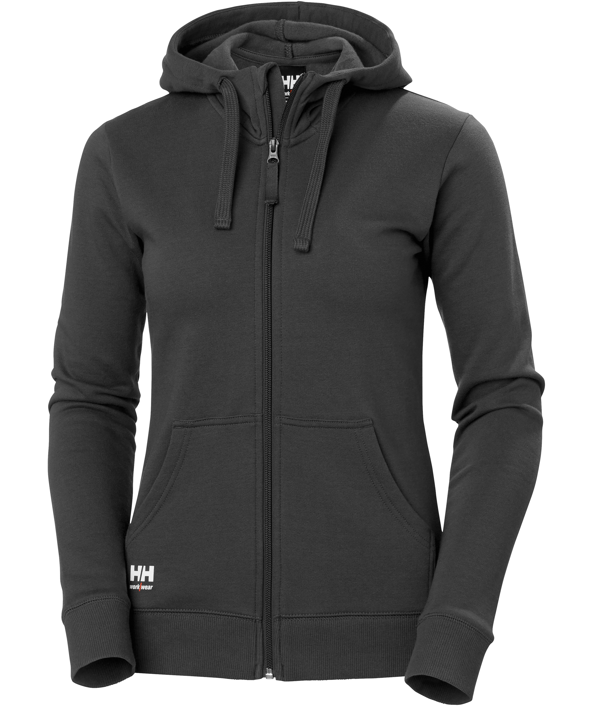 Helly Hansen Classic hoodie med dragkedja dam, Dark Grey