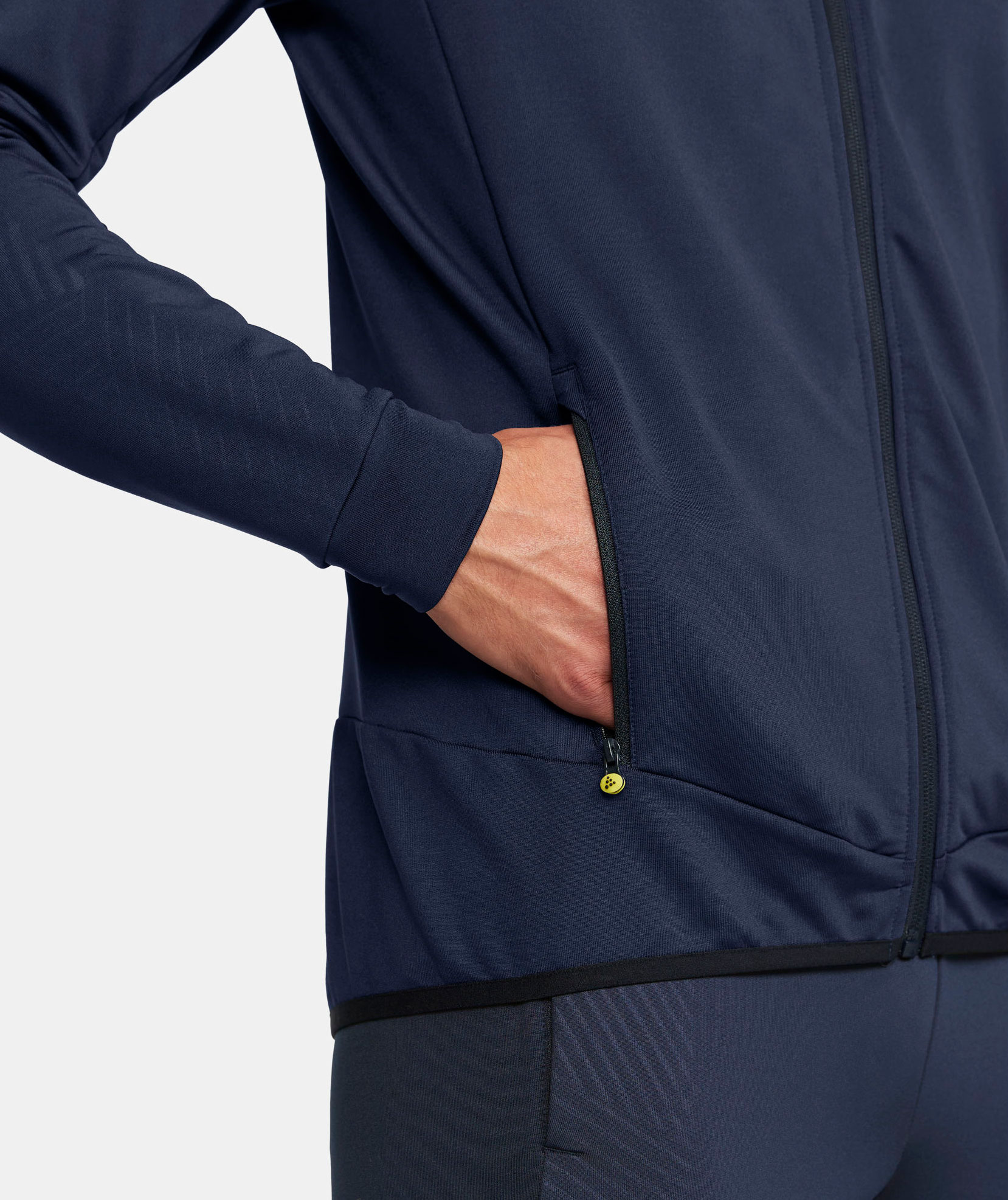 Craft Extend h&aelig;ttetr&oslash;je med lynl&aring;s, Navy, large image number 4