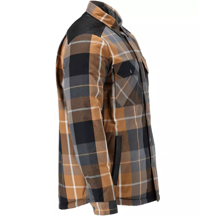 Mascot Customized flannel shirt jacket, Nut brown, large image number 2