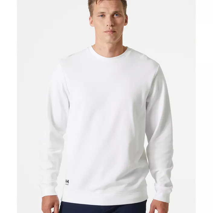 Helly Hansen Manchester sweatshirt, Hvit, large image number 1