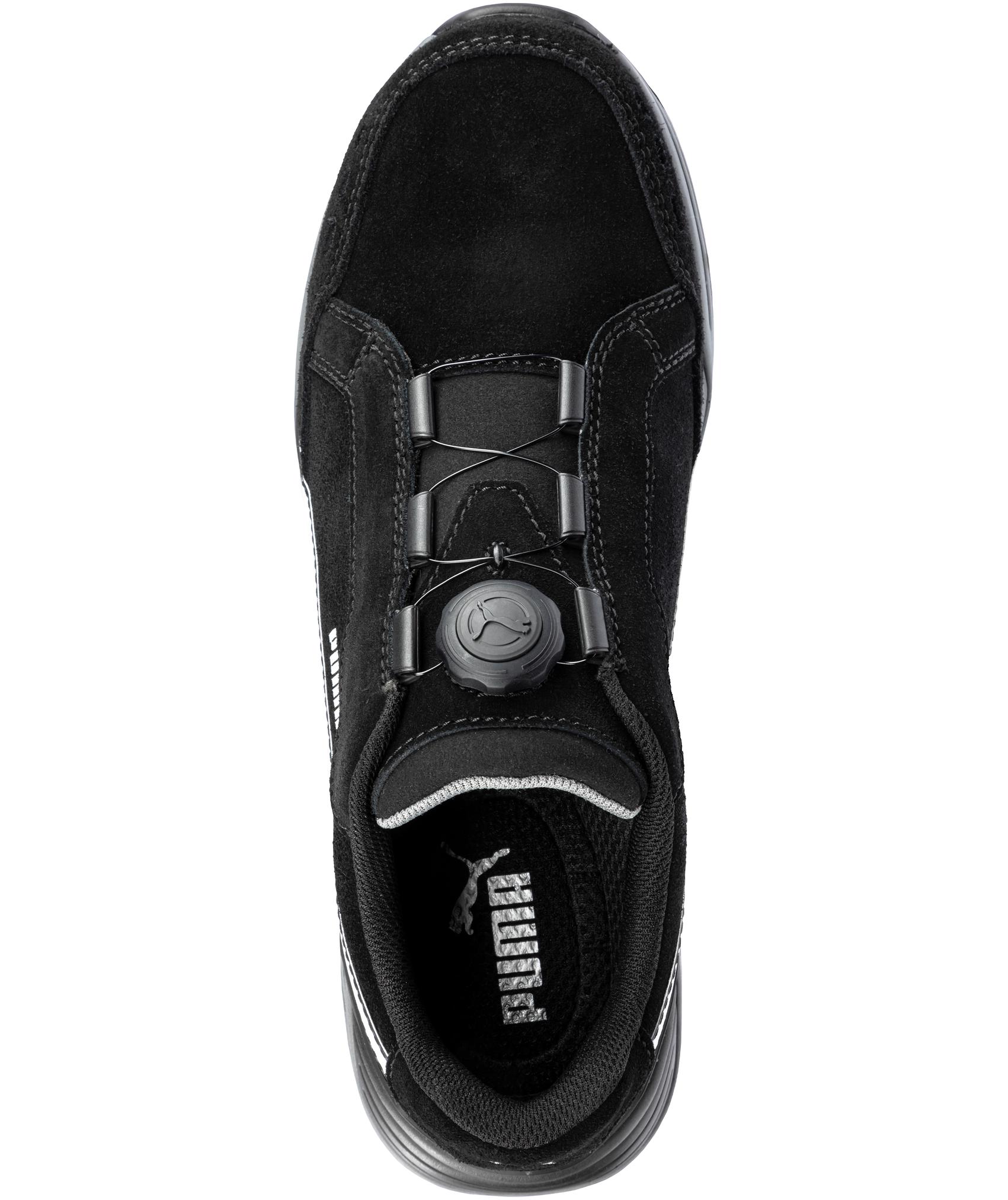 Puma Airtwist Black Low Disc safety shoes S3, Black/White, large image number 3