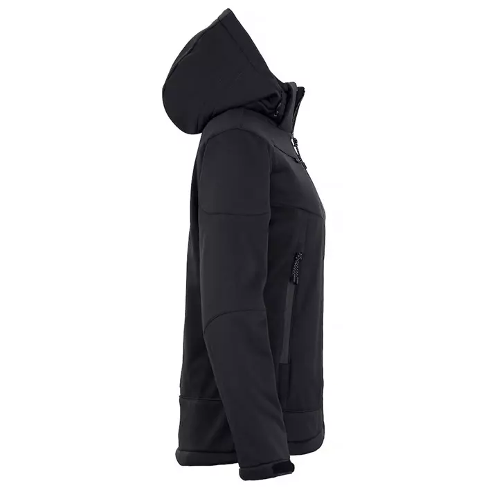 Clique Grayland women's softshell jacket, Black, large image number 3