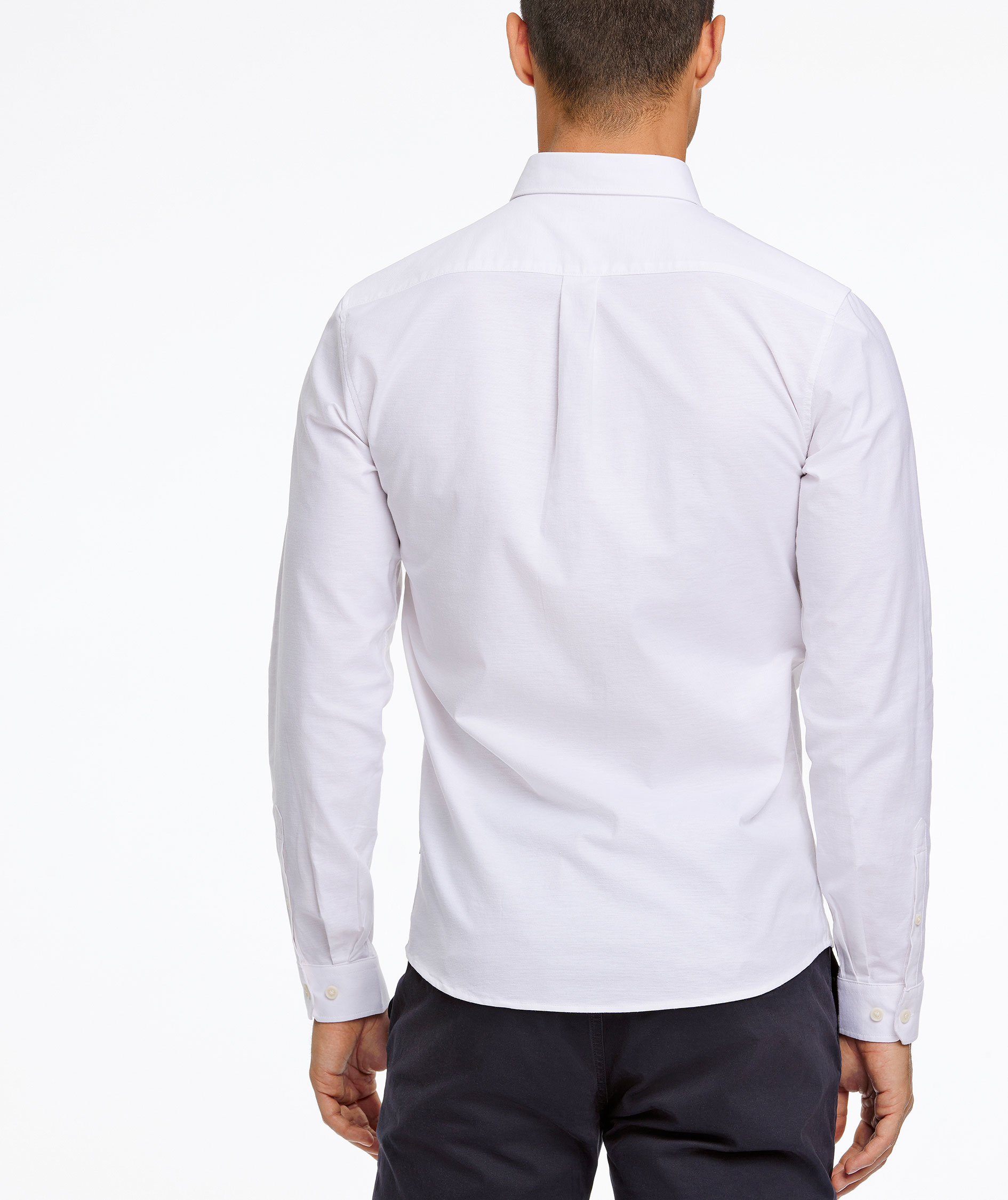 Lindbergh Oxford superflex shirt, White, large image number 8