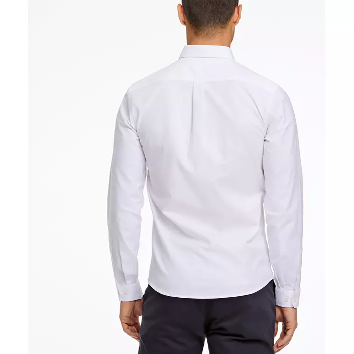 Lindbergh Oxford superflex skjorte, White , large image number 8