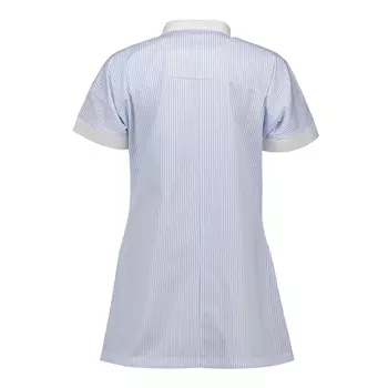 Borch Textile 0826 210 gsm women's dress, White/light blue