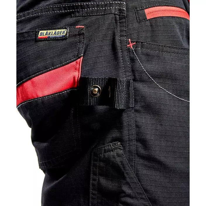 Blåkläder Unite work trousers, Black/Red, large image number 5