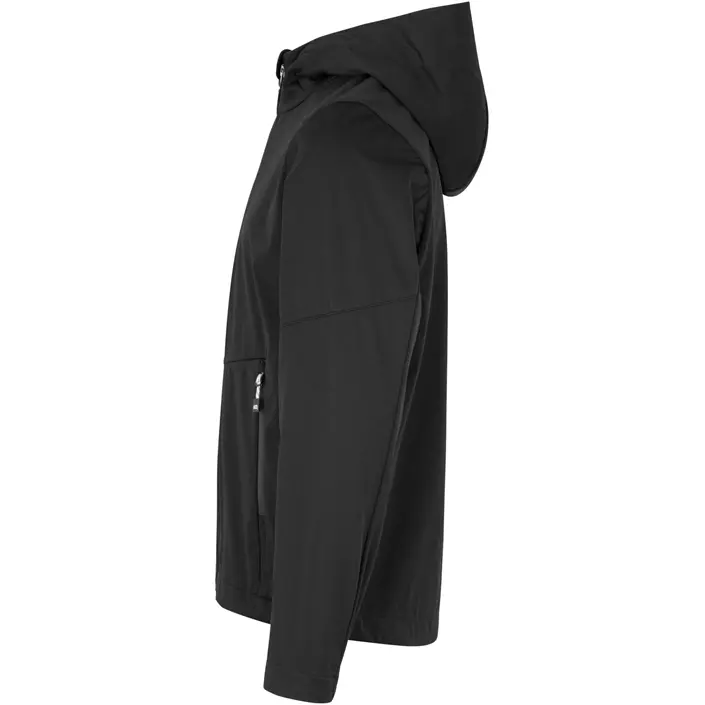 ID Softshell jacket for kids, Black, large image number 2