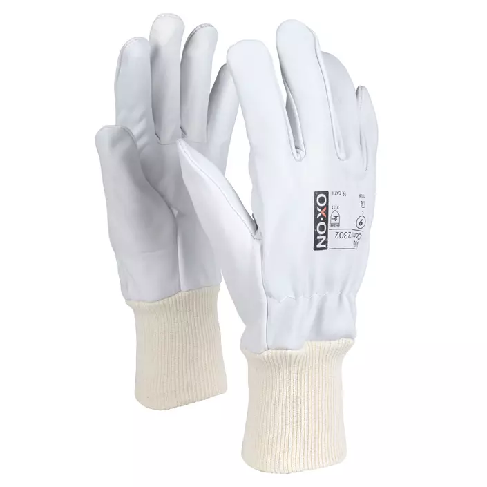 OX-ON Worker Comfort 2302 work gloves, White, large image number 1