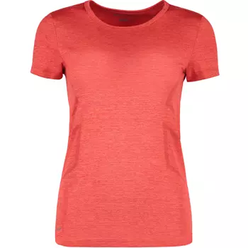GEYSER Seamless women's T-shirt, Red Melange