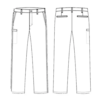 Kentaur chino trousers with extra leg length, White
