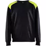 Blåkläder Sweatshirt, Schwarz/Hi-Vis Gelb Blåkläder Sweatshirt, Schwarz/Hi-Vis Gelb