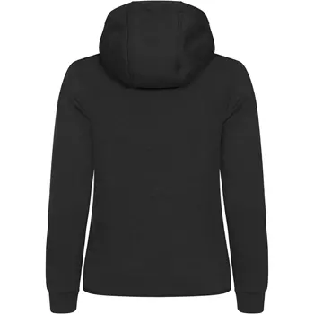Clique Hayden women's hoodie with full zipper, Black