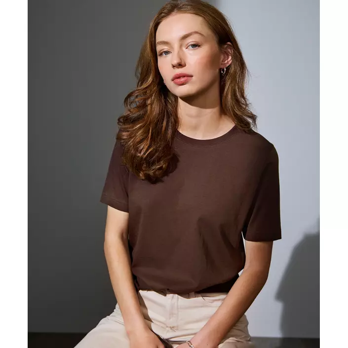 ID T-Time Damen T-Shirt, Mocca, large image number 1