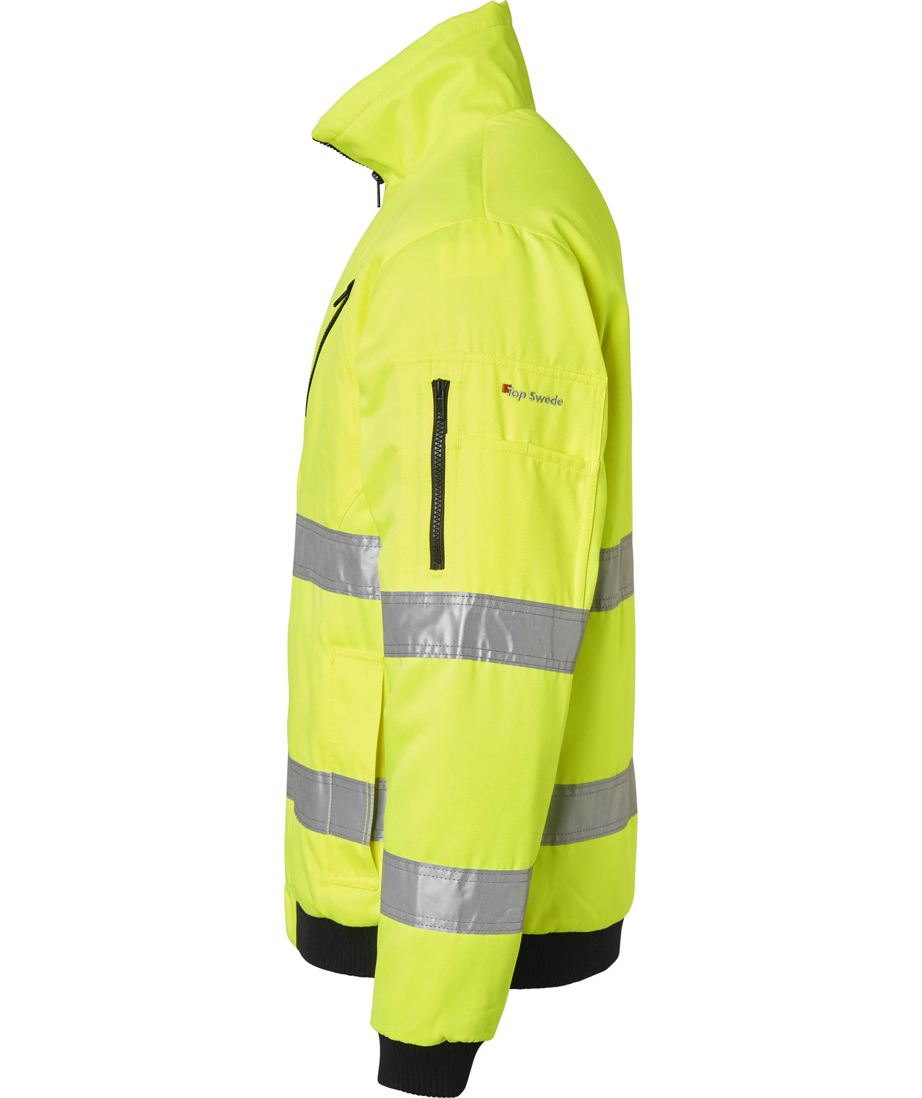 Top Swede pilot jacket 5016, Hi-Vis Yellow, large image number 3