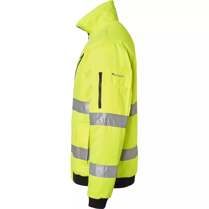 Top Swede pilot jacket 5016, Hi-Vis Yellow, large image number 3