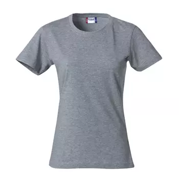 Clique Basic dame T-skjorte, Grå Melange