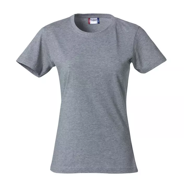 Clique Basic Damen T-Shirt, Grau Melange, large image number 0
