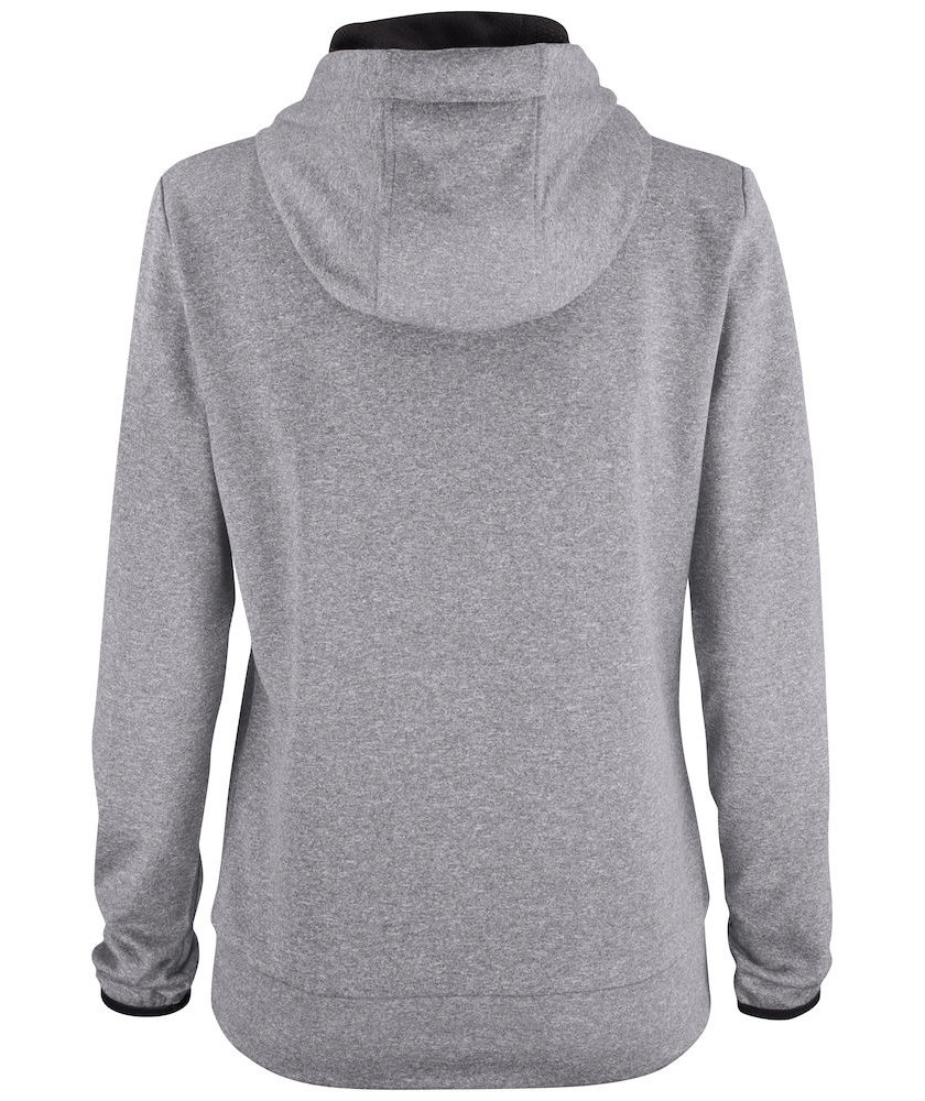 Clique Oakdale women's hoodie, Grey Melange
