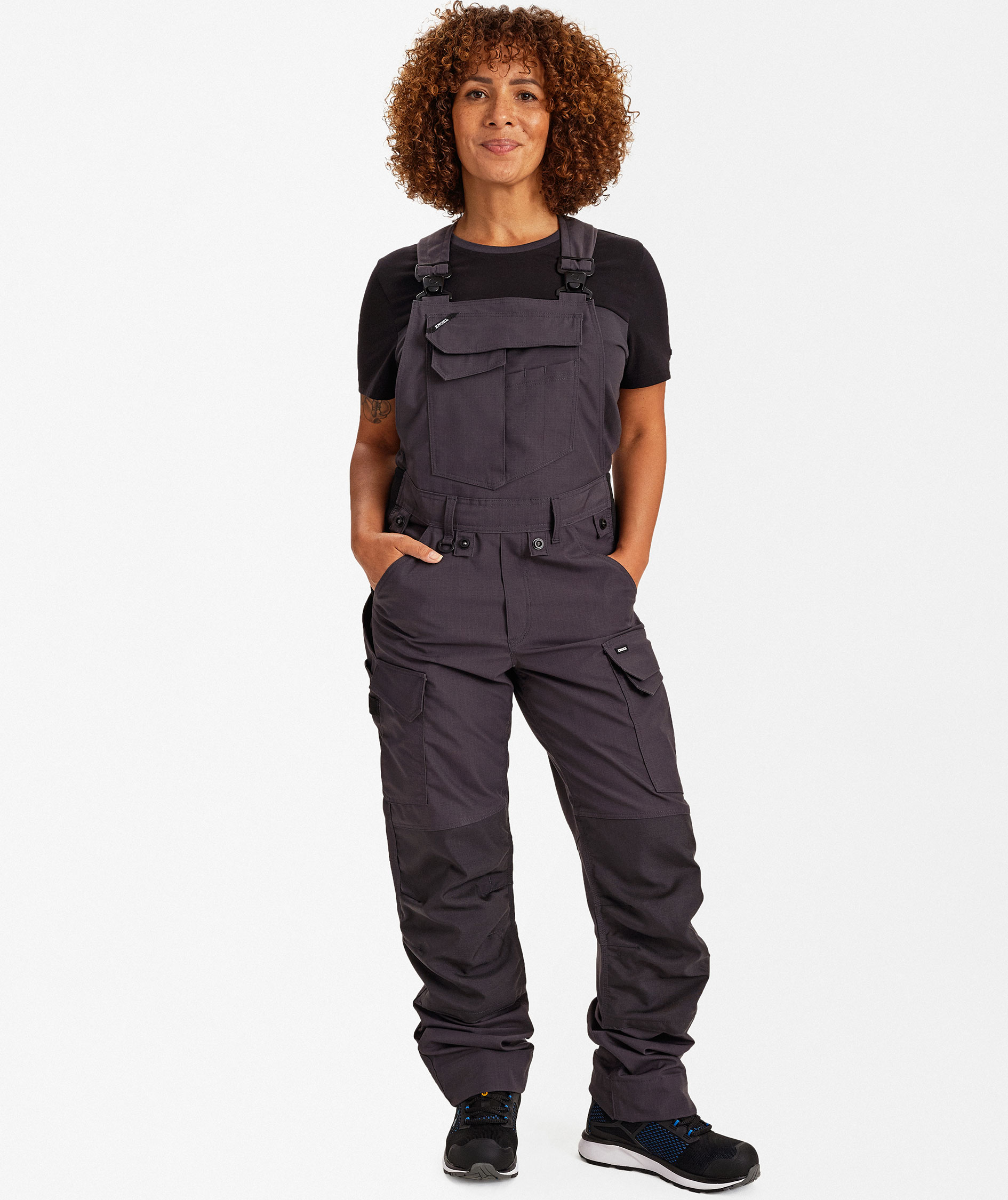 Engel Entire dame overalls, Anthracite Grey, large image number 2