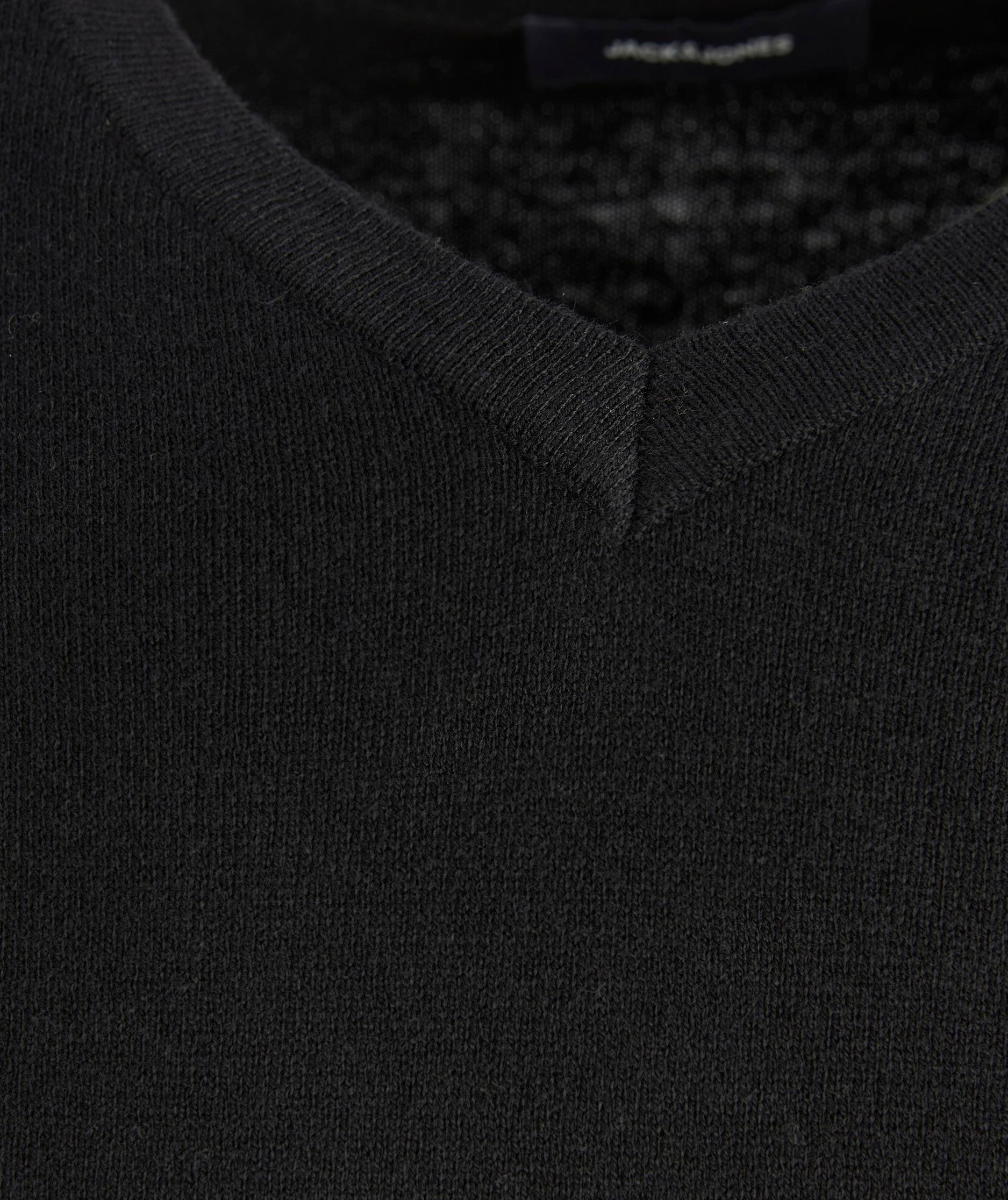 Jack & Jones JJEEMIL stickad tr&ouml;ja, Svart, large image number 4