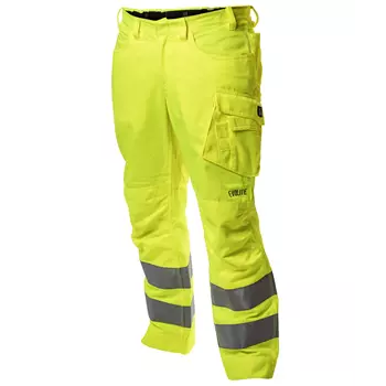 Viking Rubber Evolite work trousers, Hi-Vis Yellow