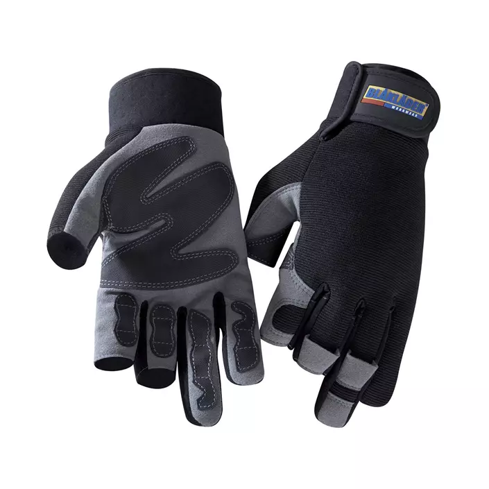 Blåkläder 223 work gloves, Black/Grey, large image number 0