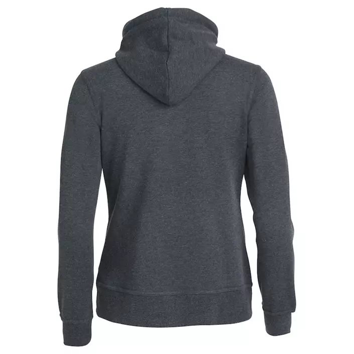 Clique Basic Hoody Zip Damen hoodie, Anthrazit Melange, large image number 1