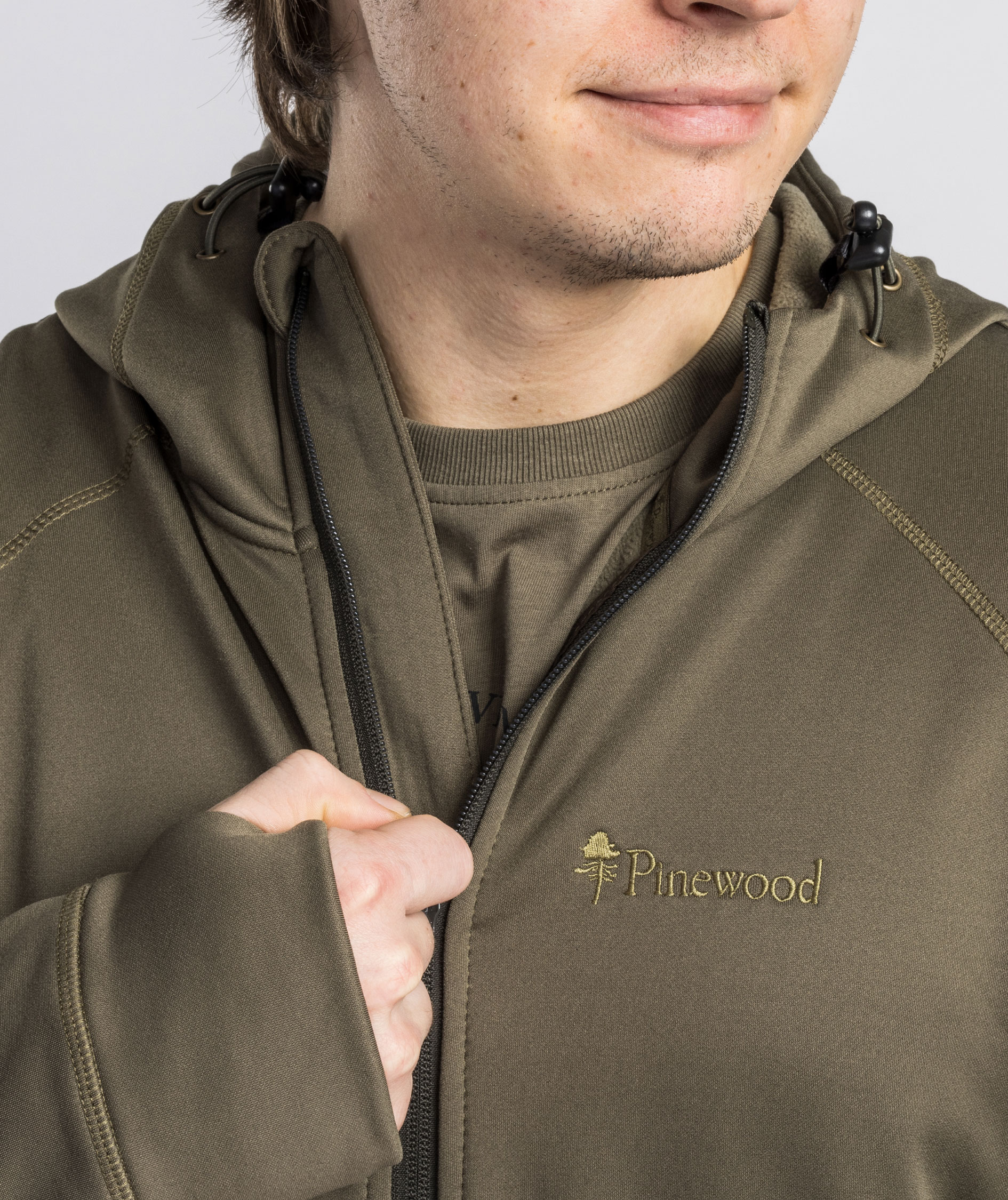 Pinewood Finnveden fleecejakke, Olive, large image number 6