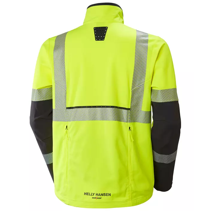 Helly Hansen ICU BRZ work jacket, Hi-vis yellow/Ebony, large image number 4