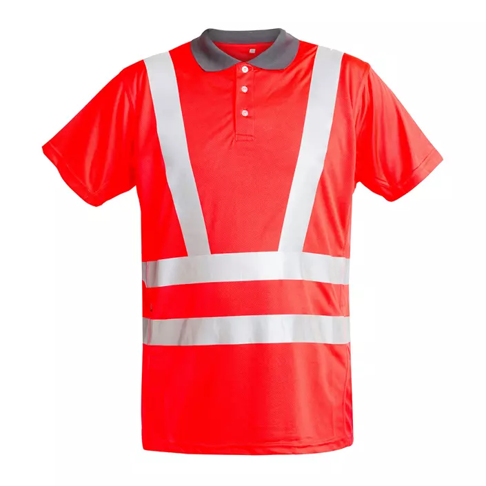 Engel work polo shirt, Red, large image number 0